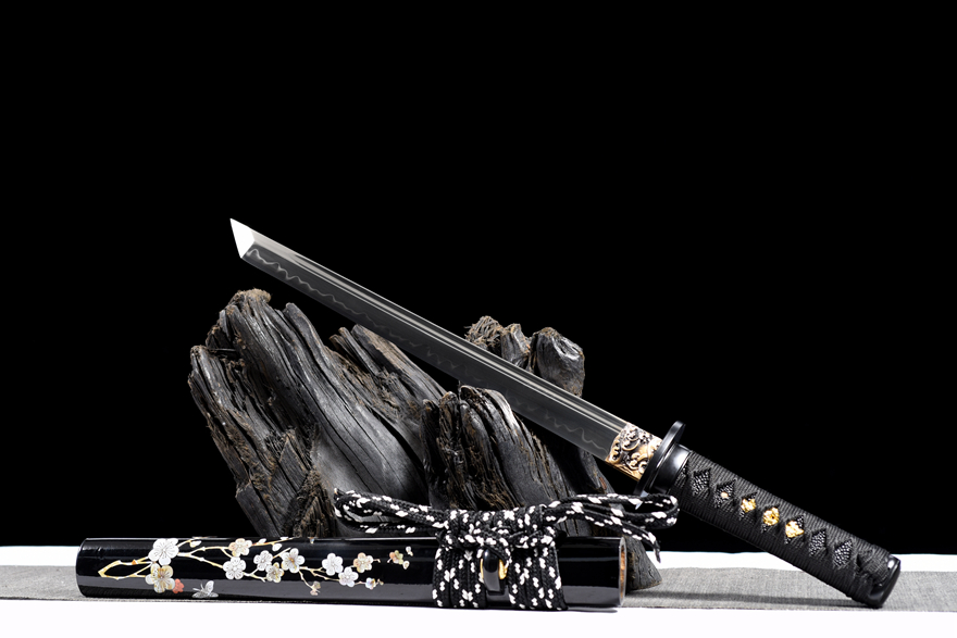 Kiếm Nhật Tanto U Mai Huyễn Trảm – Phiên Bản T10 Đốt Lưỡi Thủ Công Cao Cấp