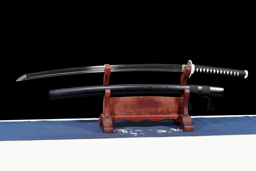 Kiếm Nhật Samurai Katana Hắc Ưng – Phiên Bản T8 Đốt Lưỡi Cao Cấp