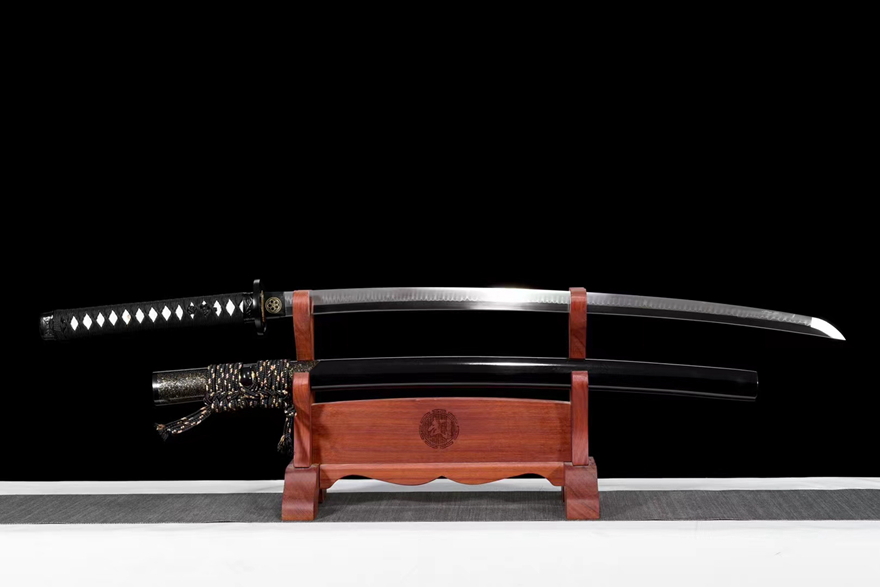 Kiếm Nhật Samurai Katana Huyễn Vũ - Phiên Bản Thép T10 Lớp Tôi Đất Sét Cao Cấp