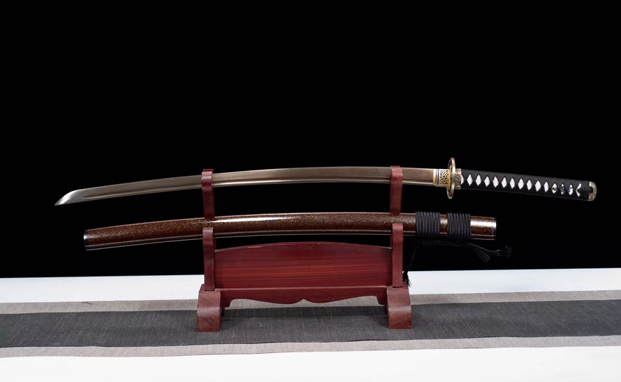 Kiếm Nhật Katana Kim Trúc – Kiếm Thép Hoa Văn Mạ Vàng Hiệu Năng Cao