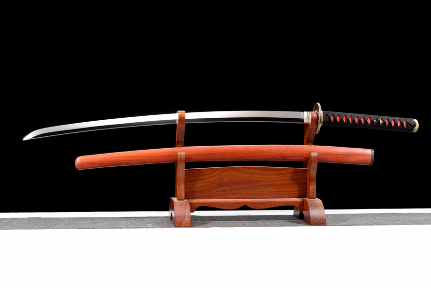 Kiếm Nhật Katana Kim Quy – Phiên Bản Lưỡi Gương Thép Lò Xo Cao Cấp 