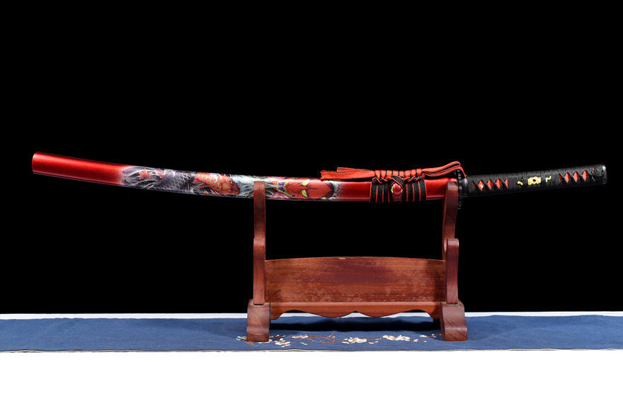 Kiếm Nhật Samurai katana – Ma Quái Đỏ