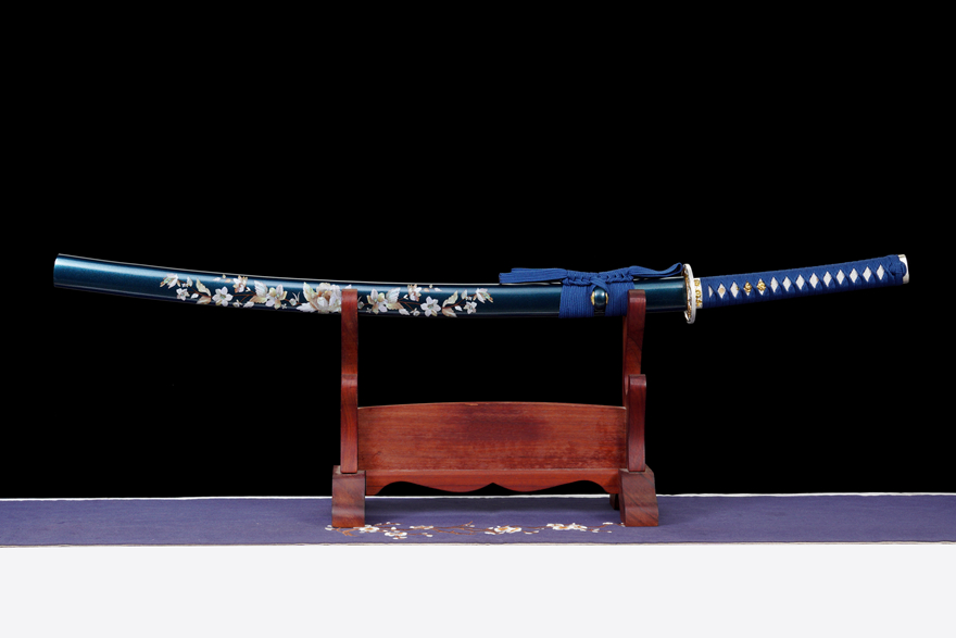 Kiếm Nhật Samurai Katana Lam Ảnh – Thép Carbon Trung Cấp