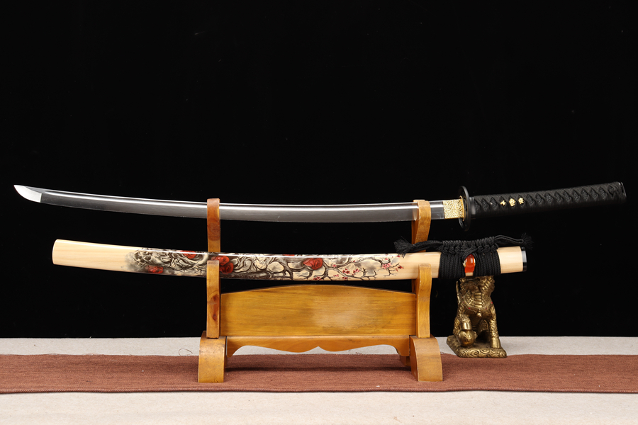 Kiếm Nhật Samurai Katana Hắc Sơn Lão Yêu - Phiên Bản Lưỡi Spring Steel Cao Cấp