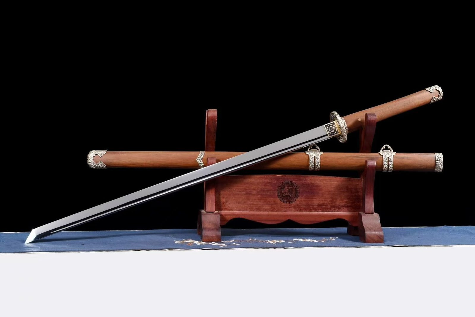 ĐƯỜNG ĐAO THIÊN SÁCH S7 – ĐAO ĐƯỜNG TRIỀU TRUNG HOA, THÉP S7 ĐÁNH BÓNG GƯƠNG, PHỤ KIỆN ĐỒNG CHẠM KHẮC