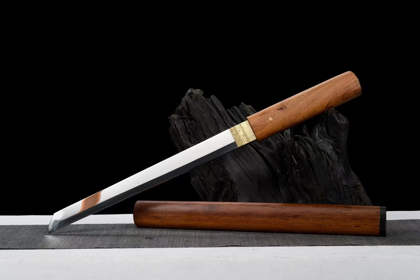 Tiểu Đường Đao 12 Inch Mặt Gương – Gỗ Cẩm Lai Cao Cấp