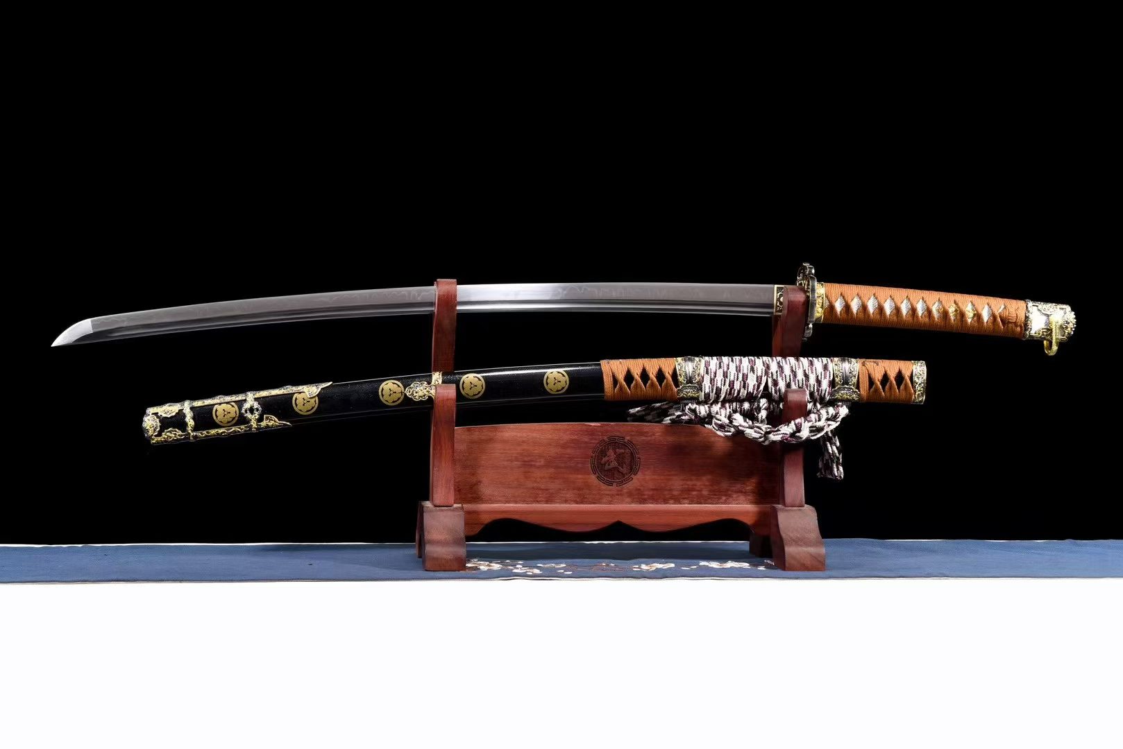 Kiếm Nhật Katana T10 26 Inch – Lưỡi Clay Temper Thủ Công Cao Cấp Hữu Quốc Thái Đao