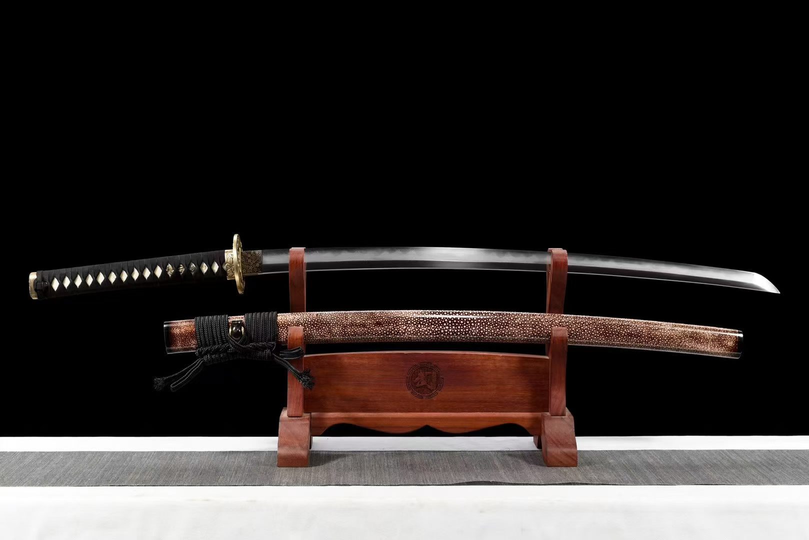 KIẾM NHẬT KATANA XUÂN CUNG THỦ TẠO THÉP NGHÌN LỚP CAO CẤP