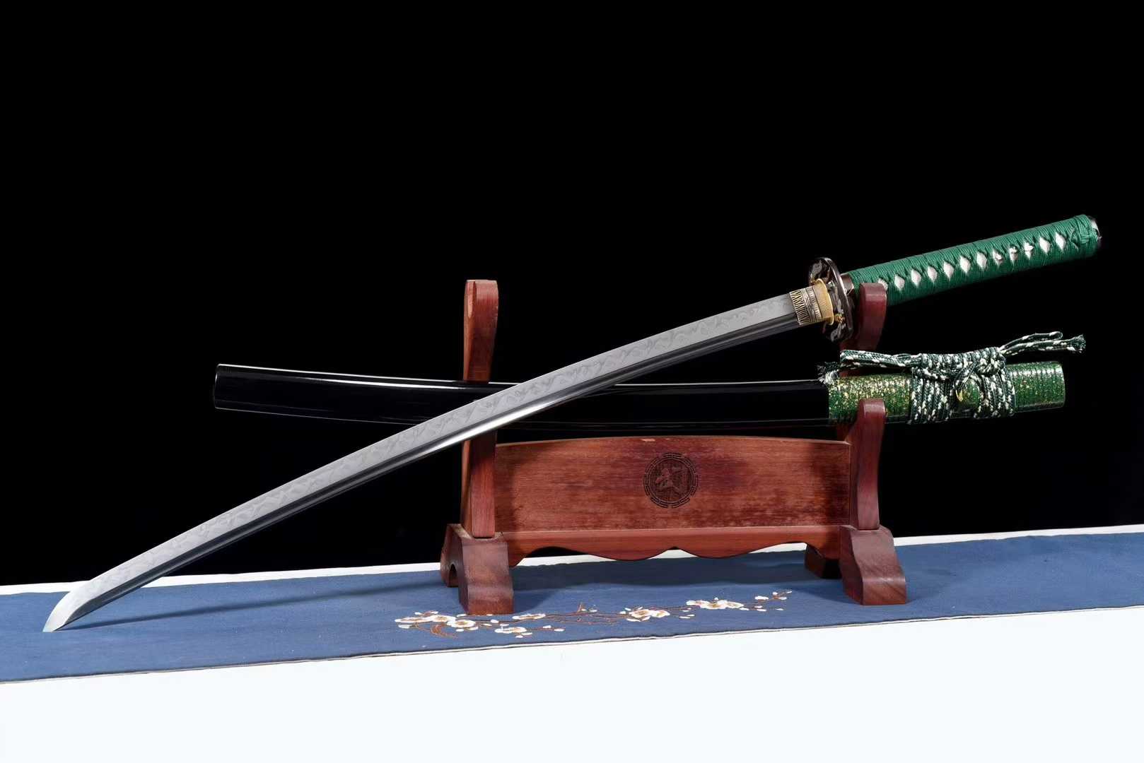 Kiếm Nhật Katana Chuồn Chuồn Bay – Lưỡi T10 Vân Lửa Nến, Thủ Công Cao Cấp